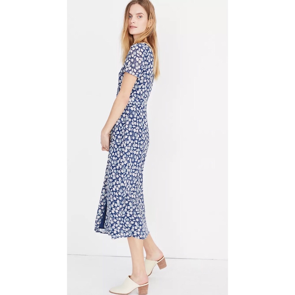 Madewell Wrap Front Midi Dress